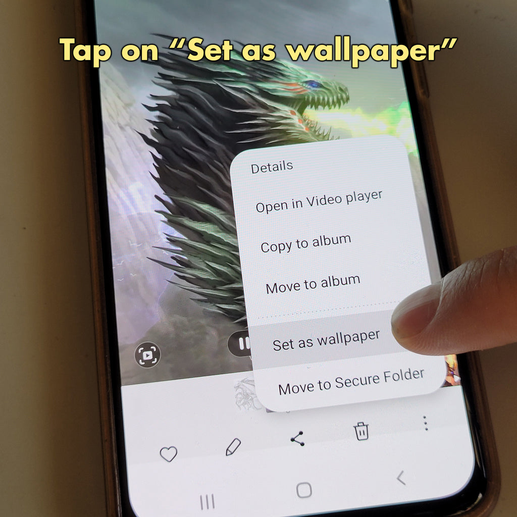 Wild Dragon Phone Screensaver