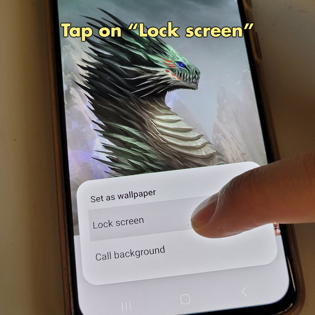 Wild Dragon Phone Screensaver