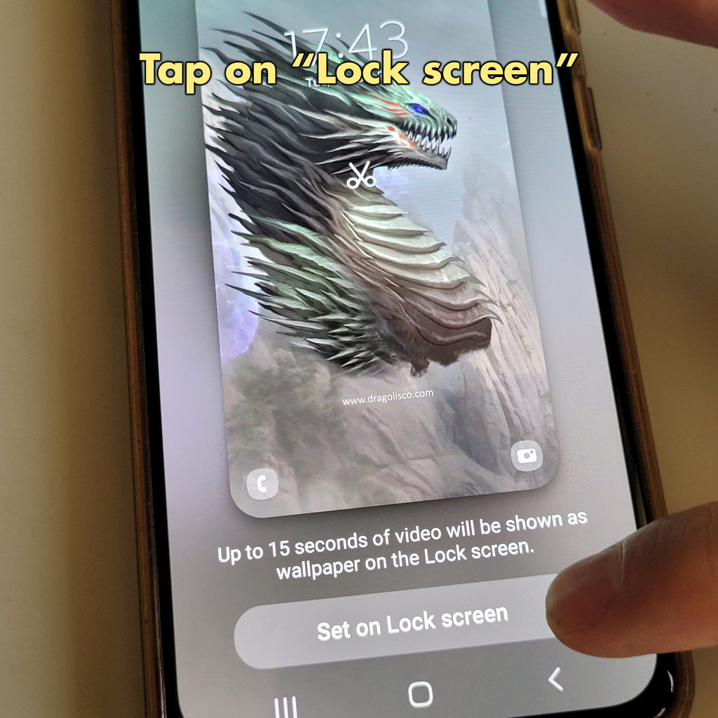 Wild Dragon Phone Screensaver