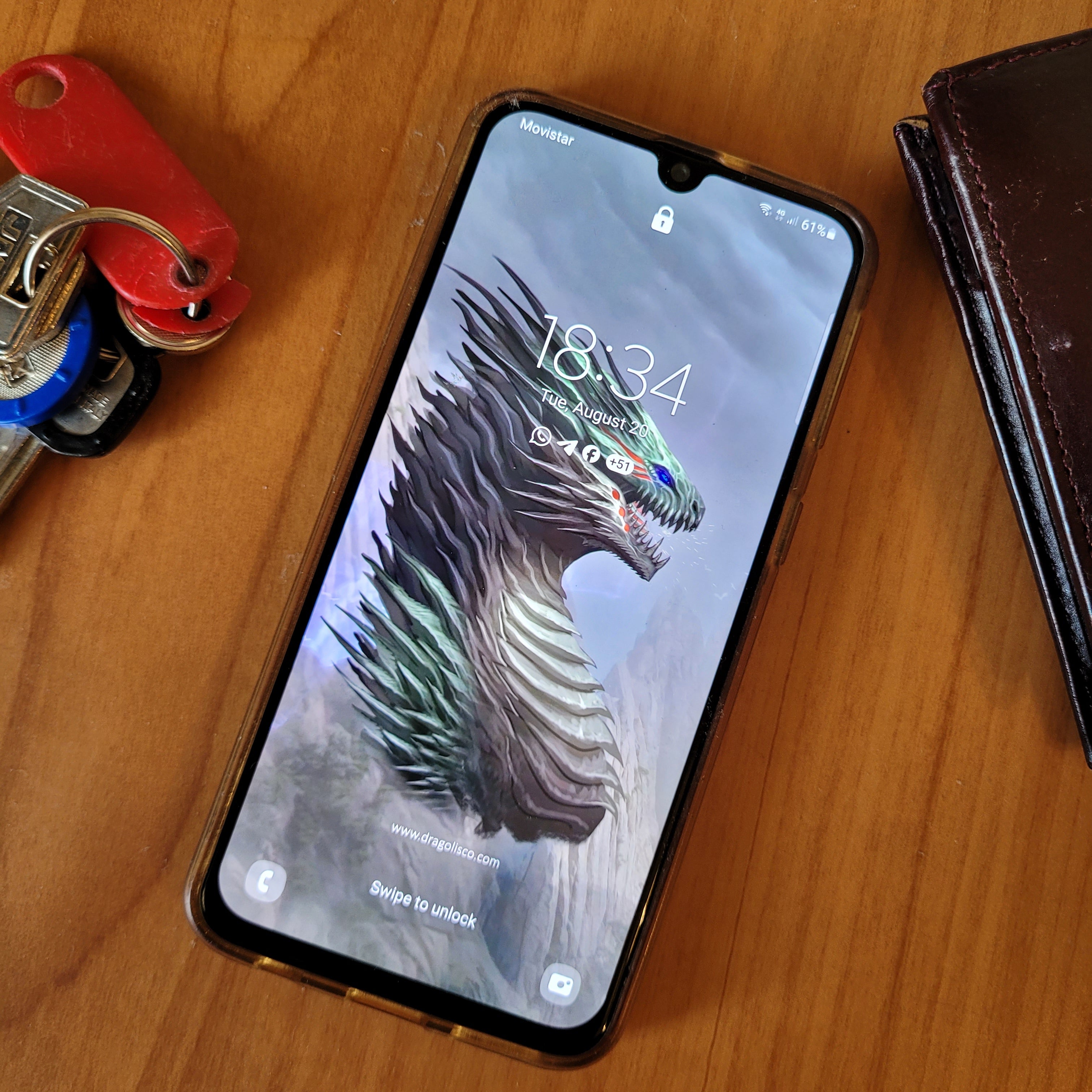 Wild Dragon Phone Screensaver