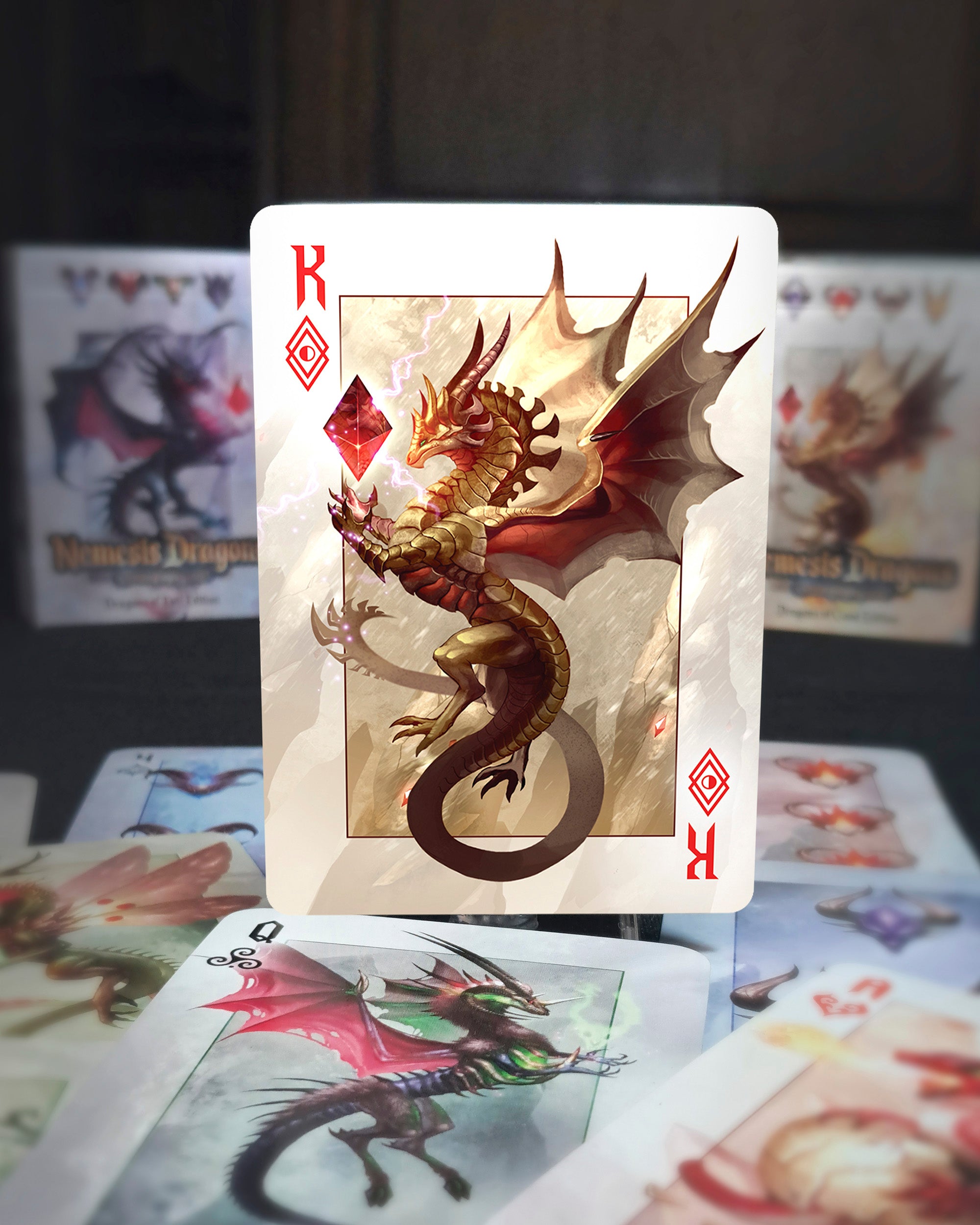 Dragon playing cards | 3 decks