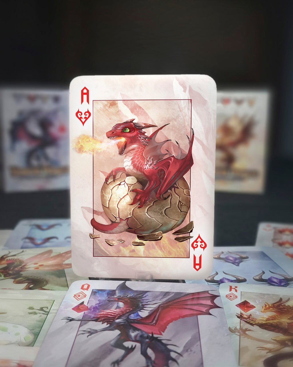 Dragon playing cards | 3 decks