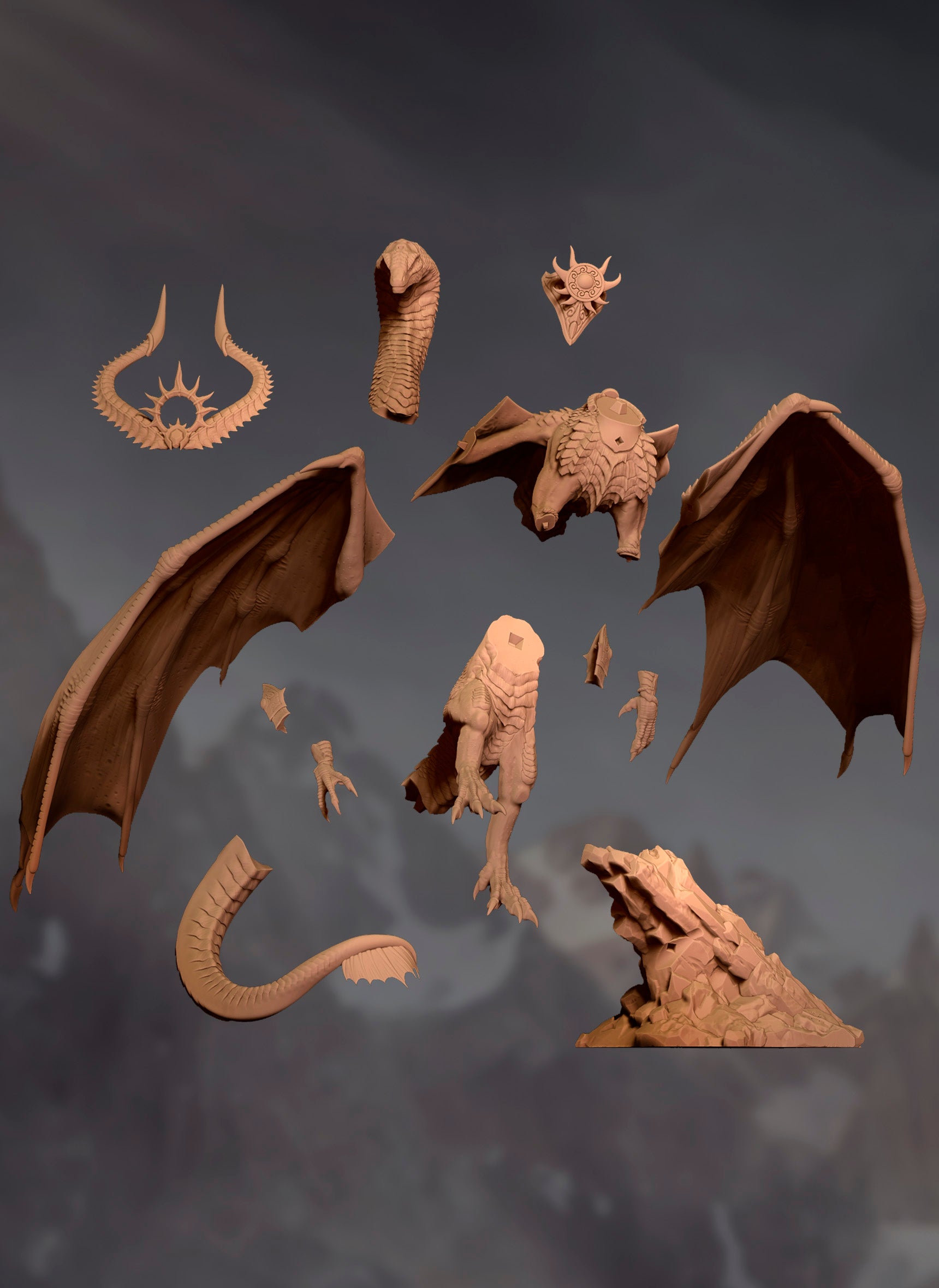 Solar Dragon (STL files)