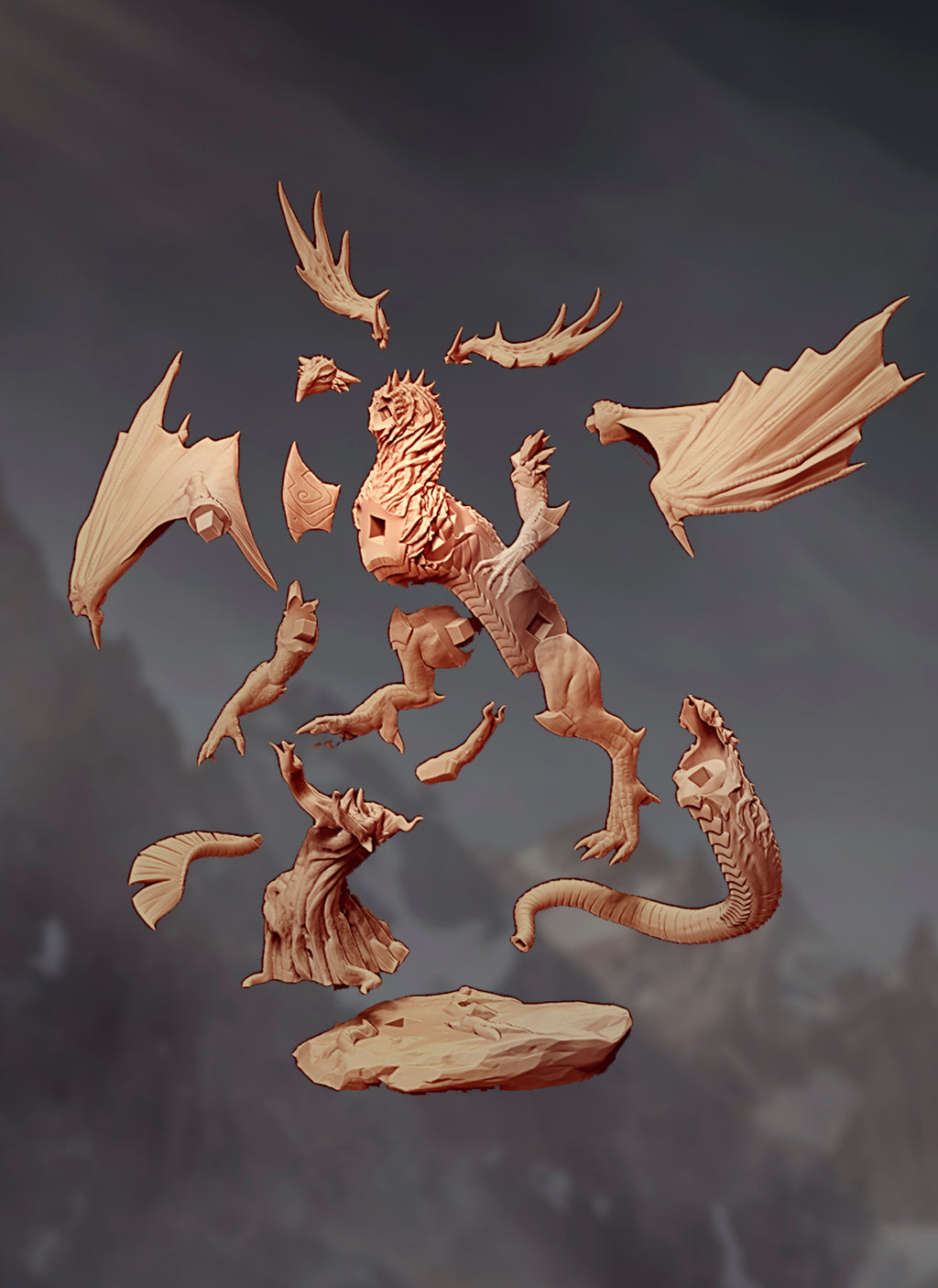 Forest Dragon (STL files)