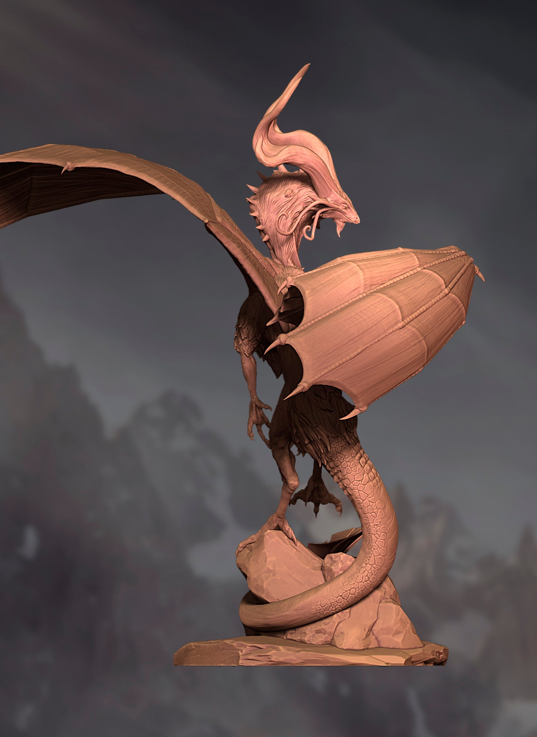 Oniric Dragon (STL files)