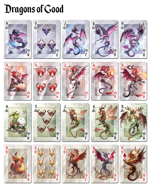 Dragon playing cards | 3 decks