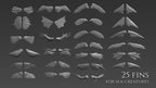 Over 500 3D assets to create dragons in Zbrush