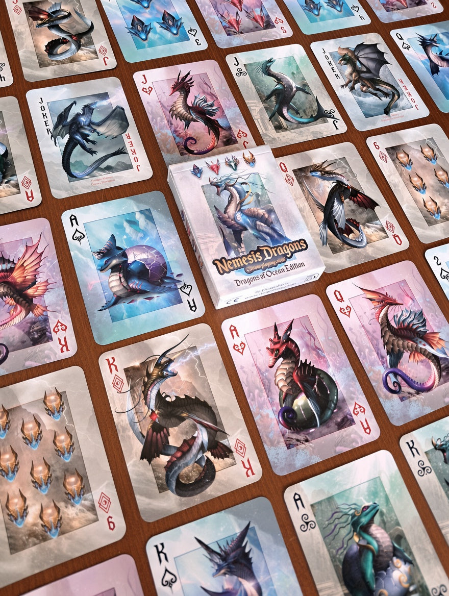 Dragon playing cards | 3 decks