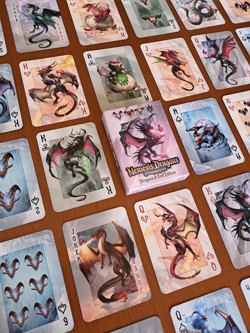 Dragon playing cards | 3 decks